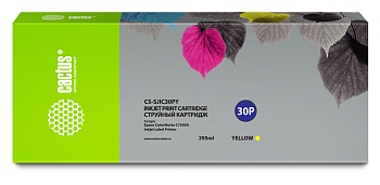 Картридж струйный Cactus CS-SJIC30PY C33S020642 желтый (295мл) для Epson ColorWorks TM-C7500G