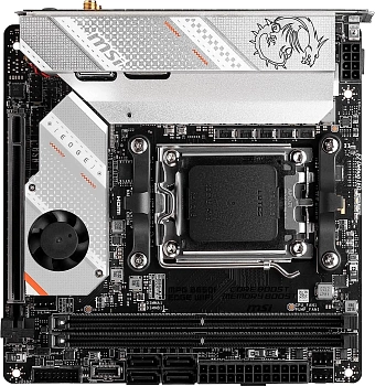 Материнская плата MSI MPG B650I EDGE WIFI SocketAM5 AMD B650 2xDDR5 mini-ITX AC`97 8ch(7.1) 2.5Gg RAID+HDMI
