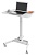Стол для ноутбука Cactus VM-FDS109 столешница МДФ белый каркас белый 73x50x108см (CS-FDS109WWT)