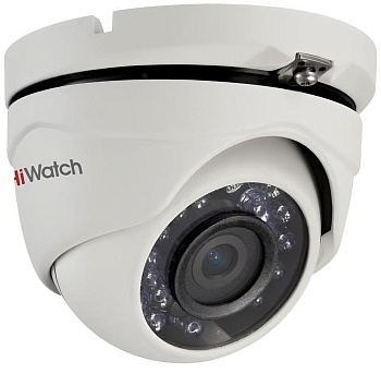 Камера видеонаблюдения аналоговая HiWatch DS-T203A(B) (2.8mm) 2.8-2.8мм HD-TVI цв. корп.:белый
